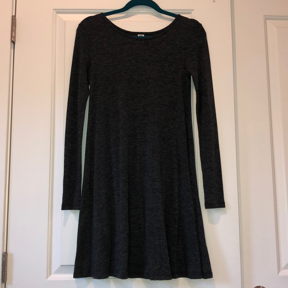 Long sleeve swing dress